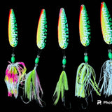 Fishing Spoon 4.75in 12cm  Supreme Flully Rigged  Fluke Salmon Trout Bass Duo Cl4