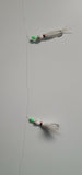 HiLo Floating Bucktails 30 lb Fishing Rig 2 Hooks Bait  Teasers Fluke Sea Bass8