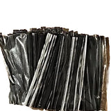 500 Twist Ties 2" In Black Pre Cut 4 Cm Length Bread Wrapper Sealer Custom Made1