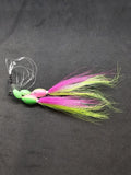 HiLo Floating Bucktails 30 lb Fishing Rig 2 Hooks Bait  Teasers Fluke Sea Bass2