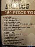 Tool Set 160 Pieces Bulldog Professional Grade Hardcase Home Auto Work Kit New2