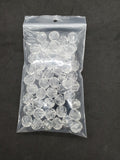 12mm Faceted Clear Beads 50 Pack USA Fishing Offshore Tackle Free Shipping Craft3