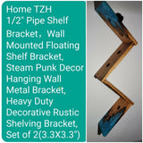 Epoxy Resin Live Edge Wood Zig Zag Wine Rack 8 Bottles Handmade USA Steampunk 1