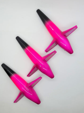 40 Lot Teaser Tuna Bird 7" in / 18 cm Saltwater Purple Black Pink Custom Color