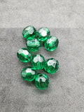12mm Faceted Green Beads 50 Pack USA Fishing Offshore Tackle Free Shipping Craft0