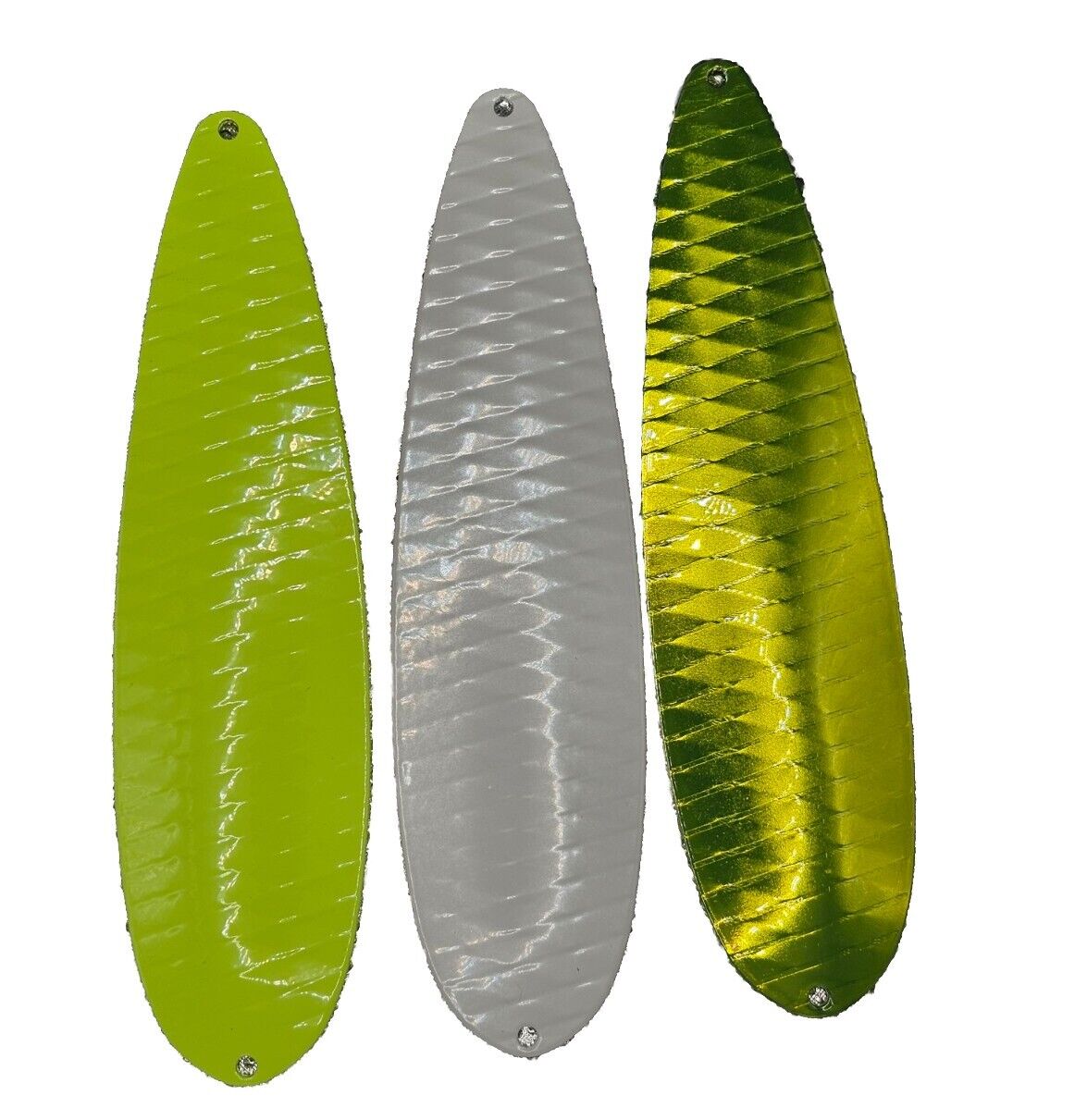 bass spoon lure Fishing Flutter Diamond Spoon 8" 20cm Lure 4oz Jigging Tackle Grellow