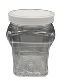 Plastic Grip Jars With Lid  1⁄2 Gallon Fishing Gulp Fish Bites Storage No Leak 1