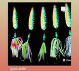 Fishing Spoon 4.75in 12cm  Supreme Flully Rigged  Fluke Salmon Trout Bass Duo Cl0