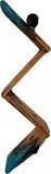 Epoxy Resin Live Edge Wood Zig Zag Wine Rack 8 Bottles Handmade USA Steampunk 4