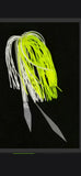 100 Silicone Fishing Skirt 4" in/ 10 cm Glow Tail Fishing Lure Rig Teaser Tackle