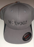 M3 Black/Grey Flexfit Hat - M3Tackle 