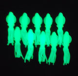 Squid Green Glow bodies B2 Style 4 inch