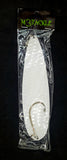 8 inch flutter spoon diamond pattern white