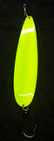 8 inch flutter spoon smooth chartreuse