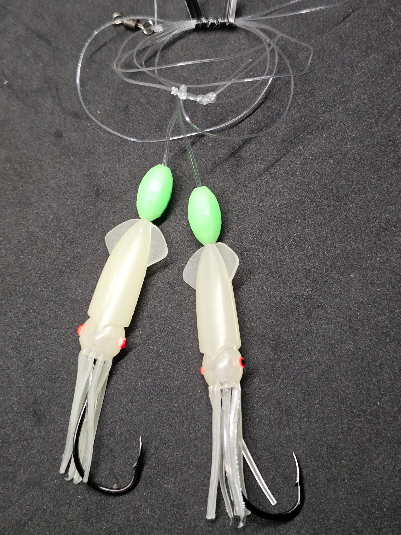 Hi-Lo 30 lb Fishing Rig 2 Hooks Bait 3