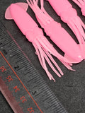 Pink Glow Squids 3 inch