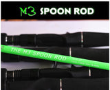 7' Fishing Rod 1-6 oz Carbon MH Fast Action Graphite M3 Spoon Rod Casting Strong