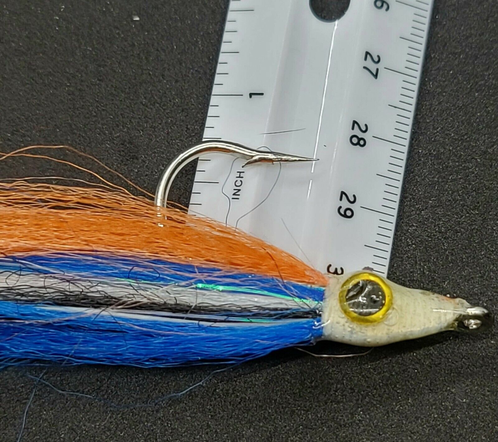 bottom banger fishing lure 2 Fishing Teasers 5/0 Hooks Flies Fluke Flounder Striper Sea Bass Bait