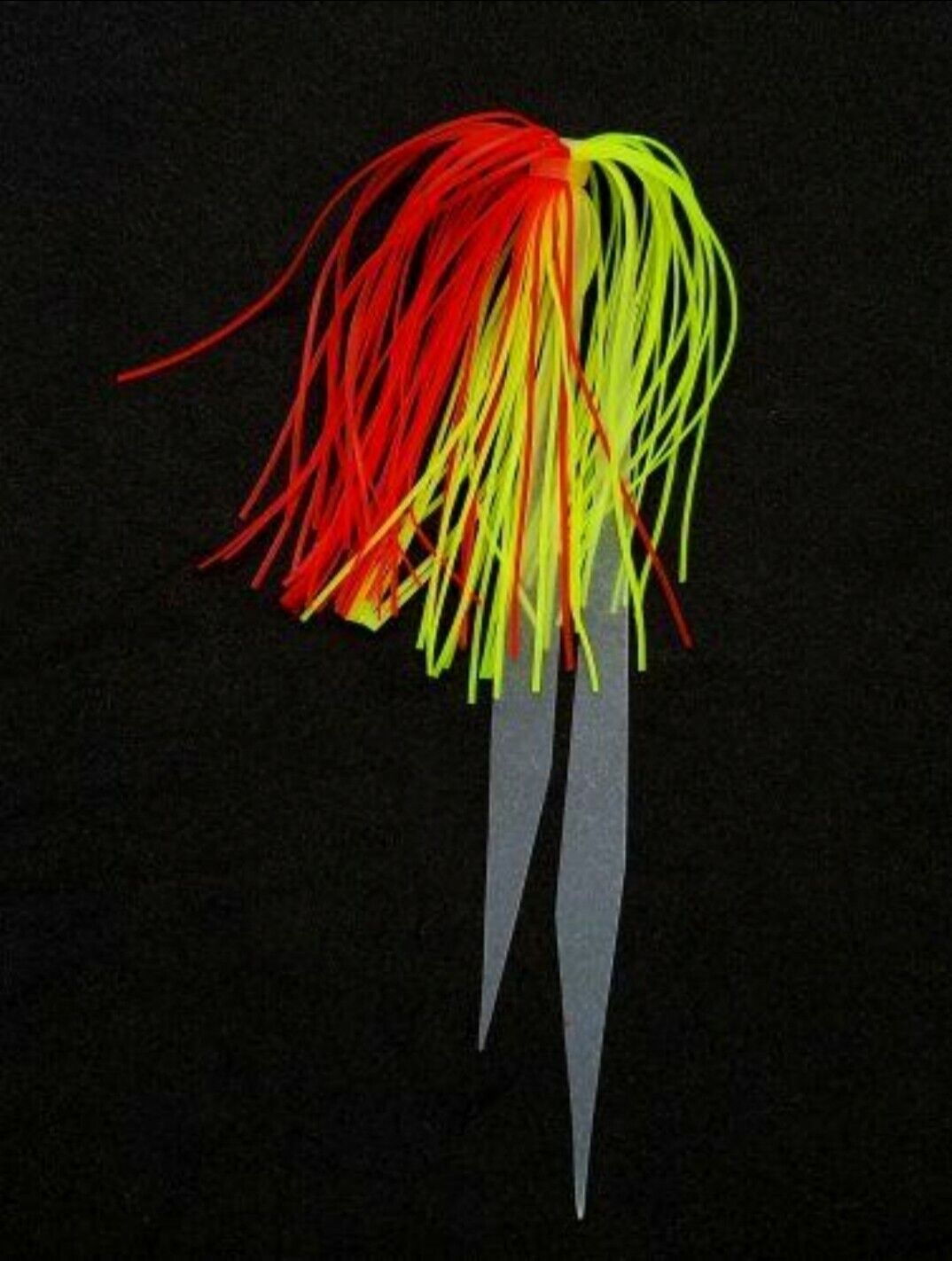 Silicone Fishing Skirt 4 in / 10 cm Glow Tails Fishing Lure Teaser Micro  Tackl