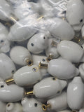 White Fishing Teaser Floating Head 3mm Add Silicone Skirt Bucktails Tie Rig Your Own
