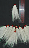 Fishing Bucktail Hair Teaser Slide Tube Fluke Bass Rig Jig 10 Pack Free Shipping