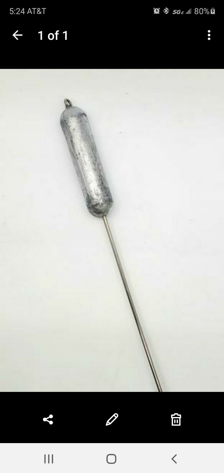 Snag Free Sinker PICK SIZE Fishing Tackle Trolling Stick Weight