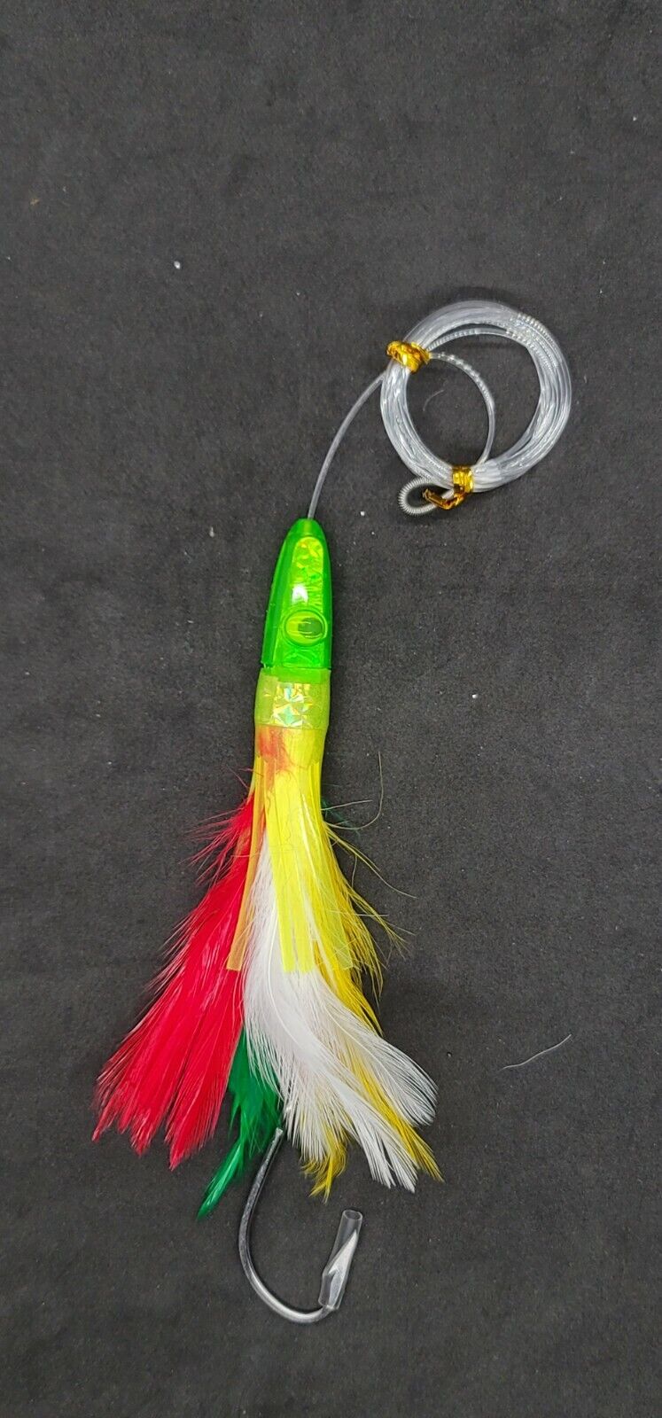 ebay offshore fishing lures Tuna Trolling Lures Saltwater Fishing 6 Rigged Offshore Bag Mahi Marlin Bonita