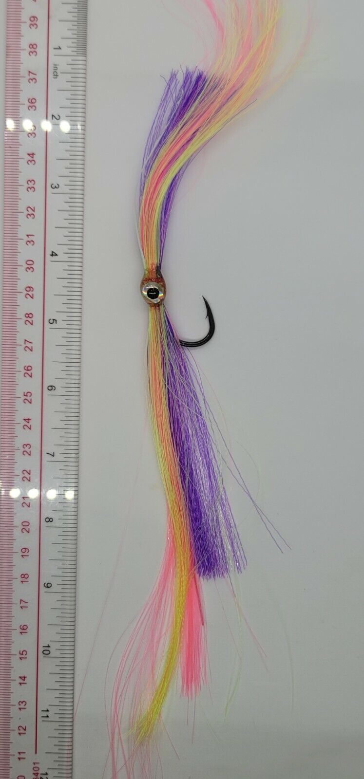 Fishing Flies Teaser 6/0 Gamakatsu 2X Hook Saltwater Custom Tied Big E Fishing Flies Teaser 6/0 Gamakatsu 2X Hook Saltwater Custom Tied Big E
