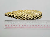 Fishing Spoon Flutter Hex 5.5" in/ 14 cm Build Your Tackle GOLD Cheap Wholesale