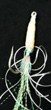 3 Fishing Squimp Teaser 5/0 Hook Flies Fluke Sea Bass Bait Rig Lure Squid Shrimp