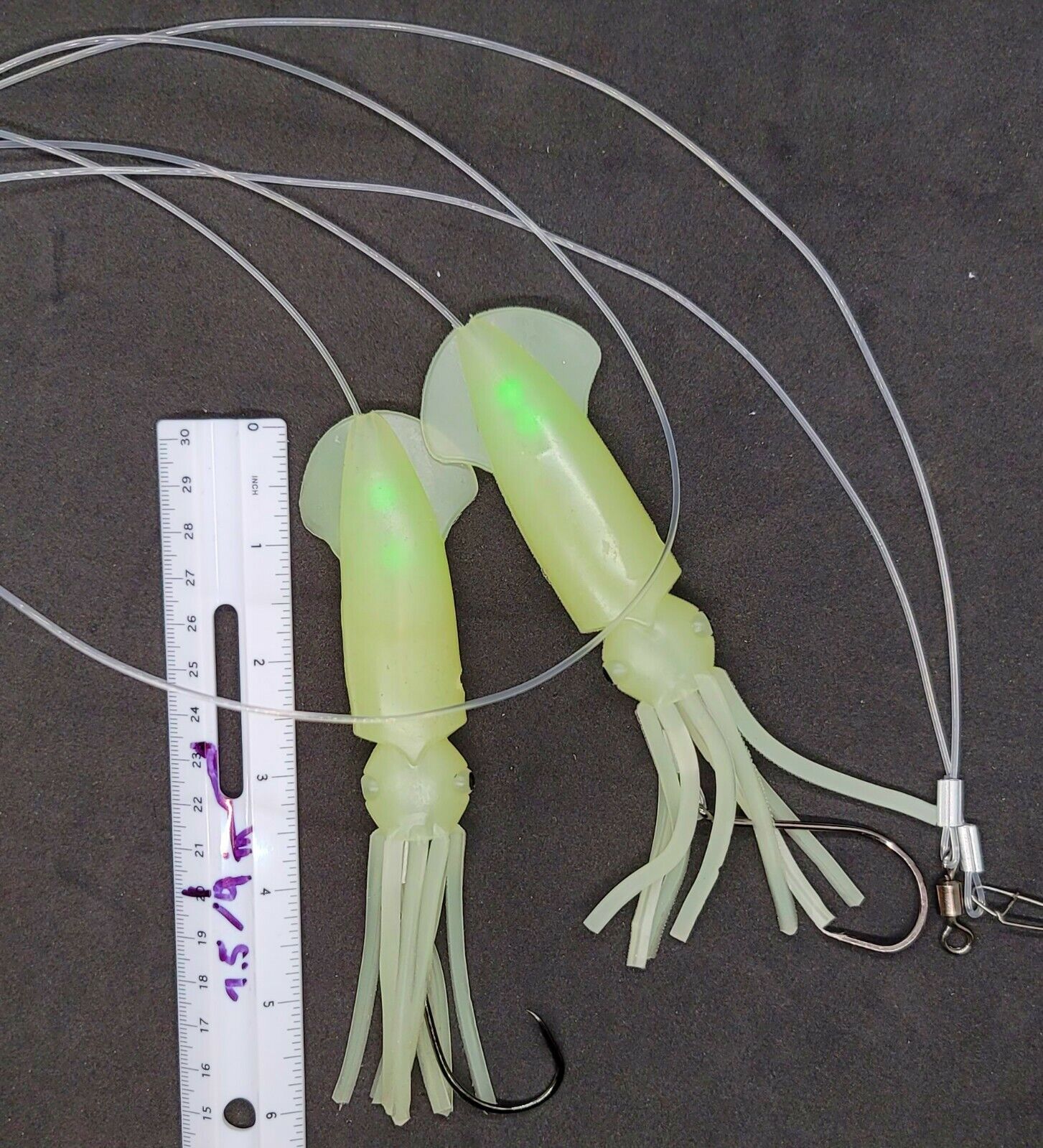 Deep Drop Bottom Fishing Rig Glow Tile Rose Snapper Cod Grouper Golden ...