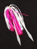 100 Silicone Fishing Skirt 4" in/ 10 cm Glow Tail Fishing Lure Rig Teaser Tackle