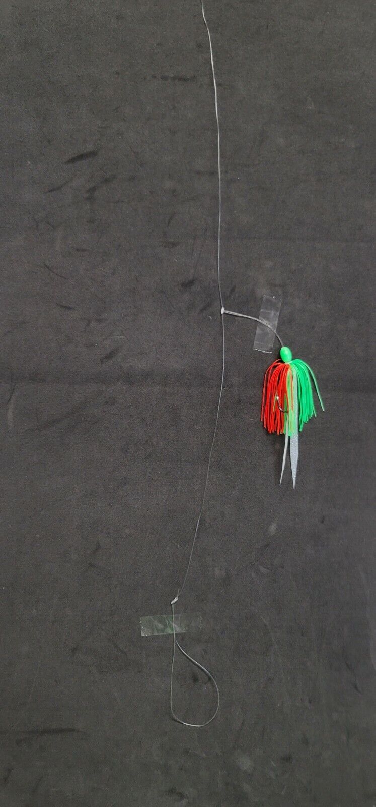 Fishing Hi - Lo Bottom Rig Single Dropper Loop 50 Lb Mono Line Fluke S ...