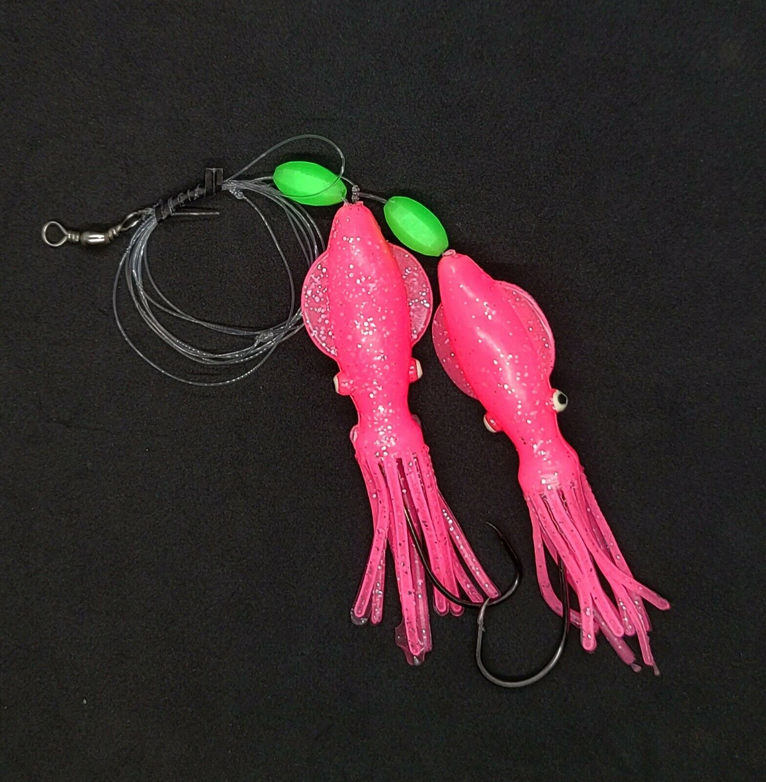 BEST FLUKE FLOUNDER B2 SQUID RIGS LURES MUSTAD LUBINA (SEÑUELOS GRATIS