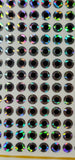 4mm Silver Reflective 2D Flat Stick-On Fishing Lure Eyes Tackle Craft 325 Pieces