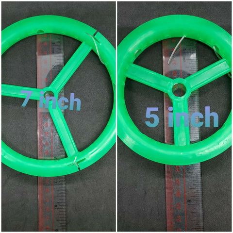 Wind on Fishing Line, Leader, Rigged Lure Keeper Spool Line Holder Green Tackle