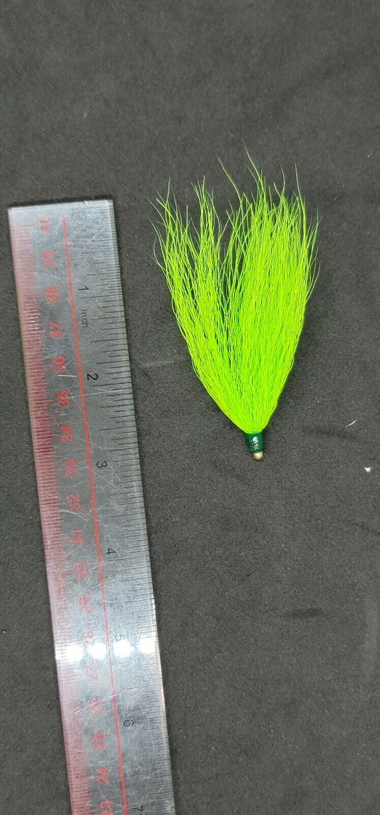 df4b fishing lure Fishing Bucktail Hair Teaser Slide Tube Fluke Bass Rig Jig 25 Pack