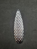 Fishing Spoon Flutter Hex 5.5" in/14 cm Build Your Tackle Silver Cheap Wholesale