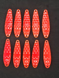 3" Fishing Spoon Hex Pattern