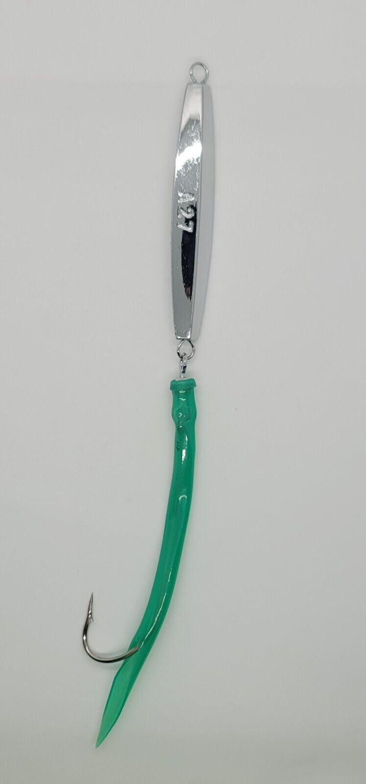 ava-27 fishing lure 3 OZ Ava Diamond Jig Smooth A27 Split Tube Tail