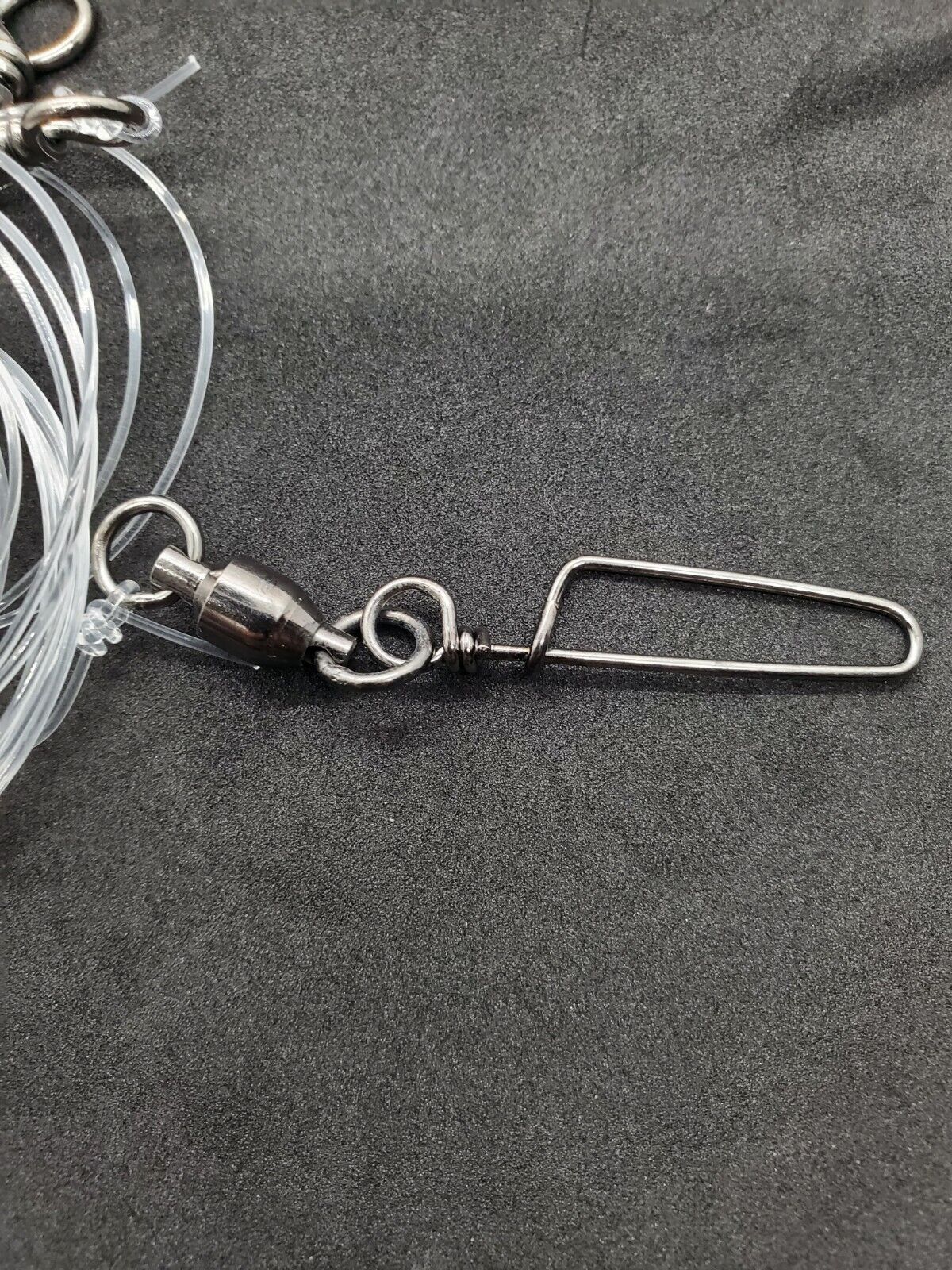 Tandem MOJO Rig Leader 5' X 10' 100 lb mono fishing line Connection Hand Tied Tandem MOJO Rig Leader 5' X 10' 100 lb mono fishing line Connection Hand Tied