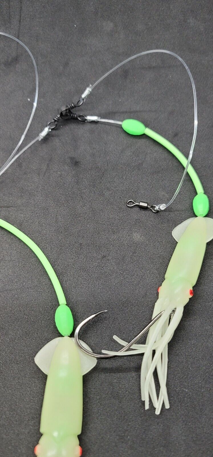 Deep Drop Bottom Fishing Rig Glow Tile Rose Snapper Cod Grouper Golden ...