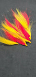 Fishing Bucktail Hair Teaser Slide Tube Fluke Bass Rig Jig 25 Pack