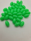 Glow Fishing Bead Oval 10x14mm Terminal Tackle  Luminous Jewelry Cheap Crafts