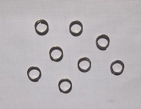 Stainless Steel Split Rings - 50pcs