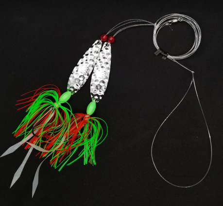 double fishing hook for sale Double Spoon Hi-Lo Rigs